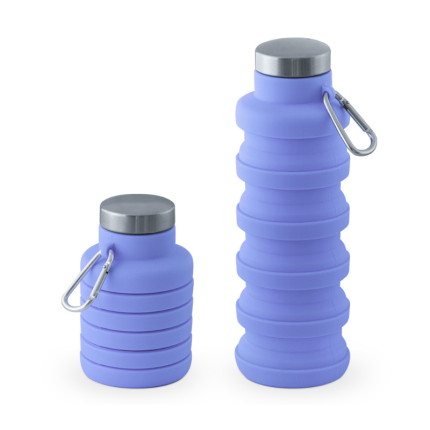 Спортна бутилка, 200/500 ml, сгъваема CH-128-ЛИЛАВ